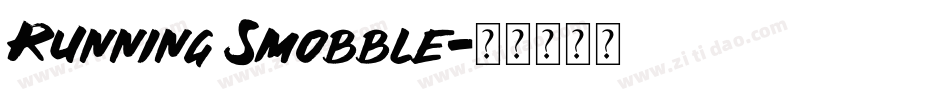 Running Smobble字体转换